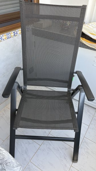 Silla de jardín, respaldo alto. SunFun de Bauhaus