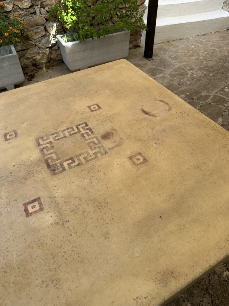 Mesa de jardín