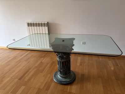 Gartentisch aus Glas