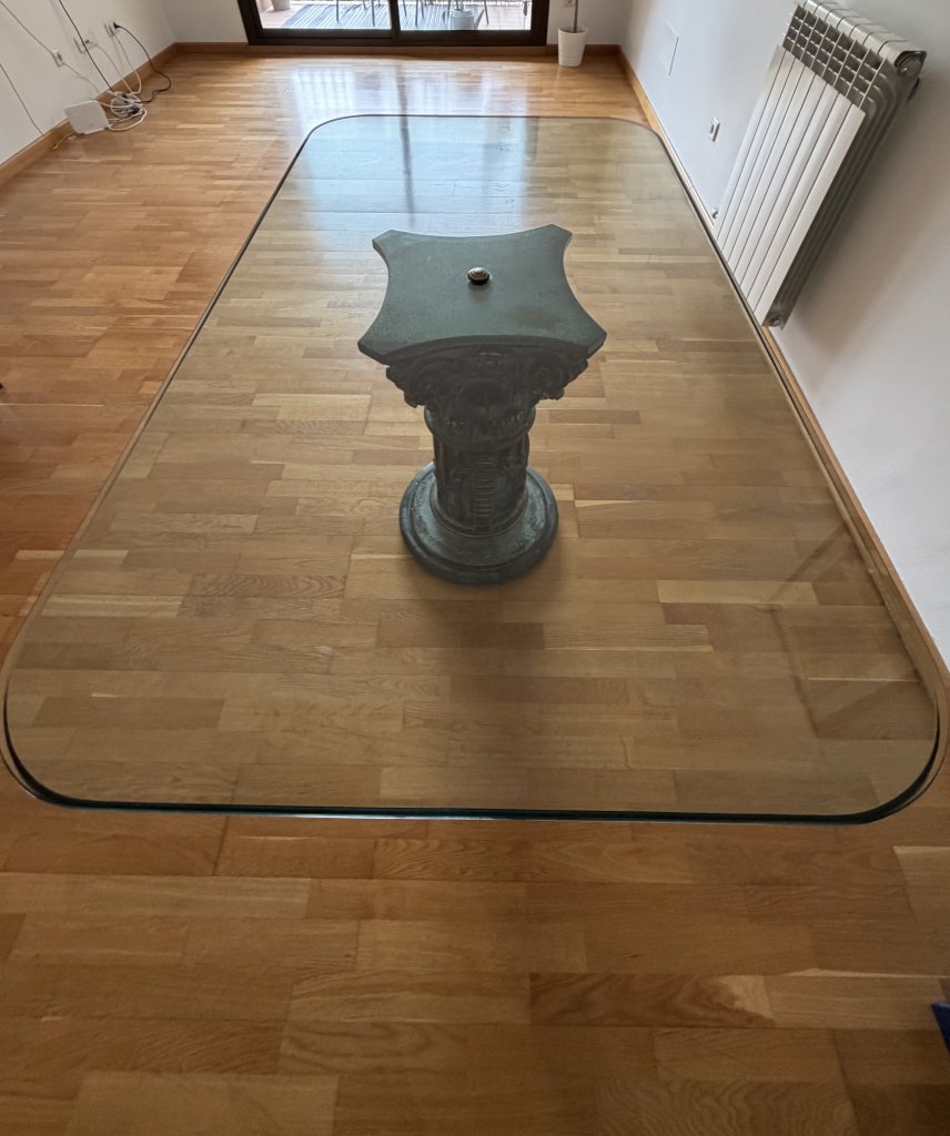 Gartentisch aus Glas