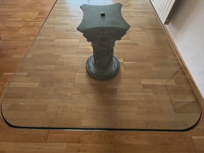 Gartentisch aus Glas