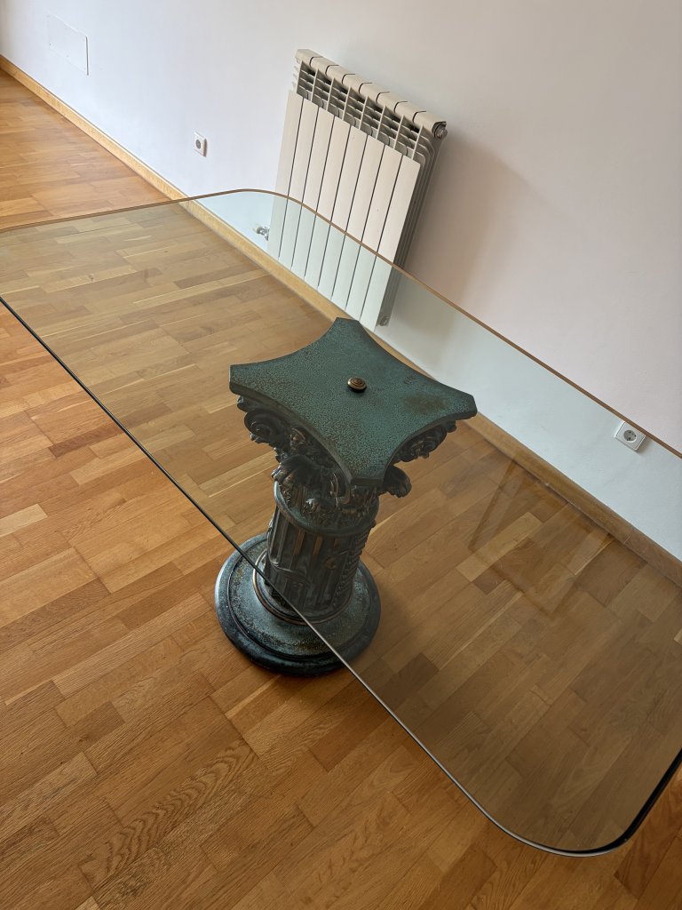 Gartentisch aus Glas