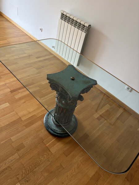 Gartentisch aus Glas