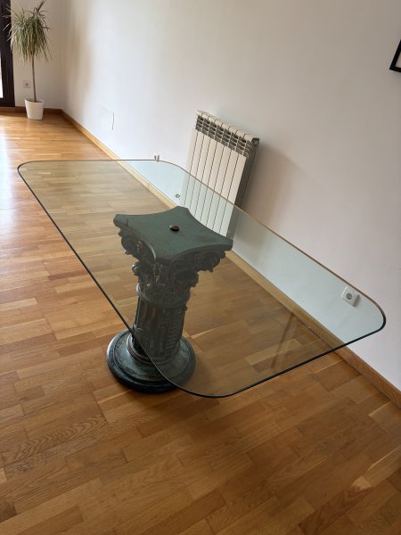 Gartentisch aus Glas