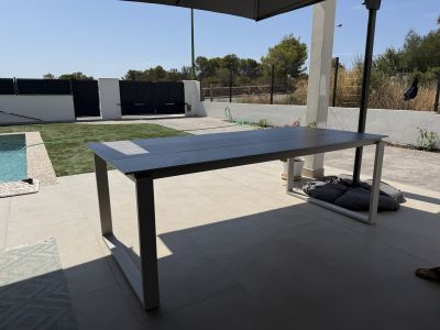 Mesa de jardín Jysk Jutlandia Sonnerup 215 x 100 cm en venta NUEVA y en su embalaje original