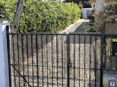 Garden gate, 2-leaf, solid iron!