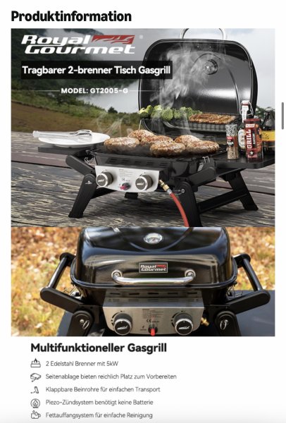 Gasgrill neu und ovp