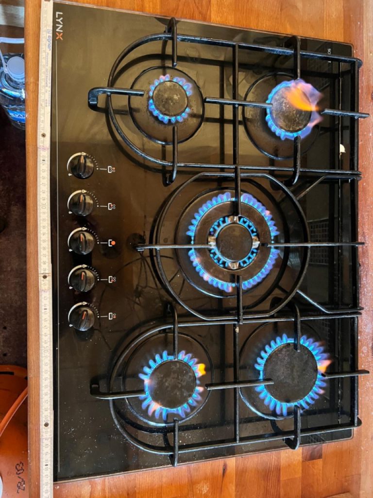 Cocina de gas Superficie de cocción a gas Placa de gas