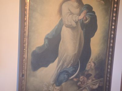 Madonna painting from Drachenburg Castle