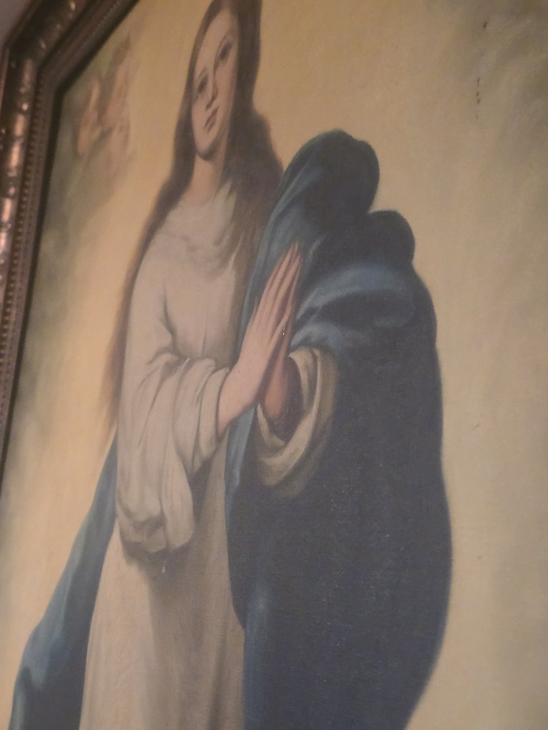 Madonna painting from Drachenburg Castle
