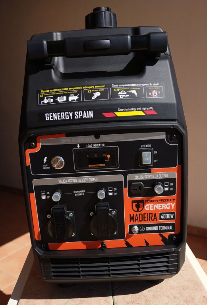 Generador Inversor Onda Sinusoidal Pura 4000 Watt, Arranque Eléctrico