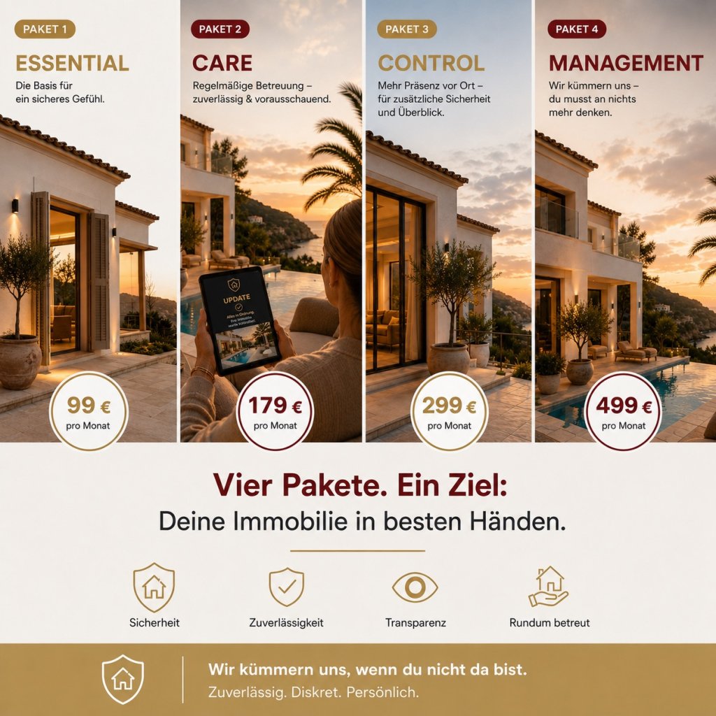 Genießen Sie Mallorca. Wir kümmern uns um Ihre Immobilie.