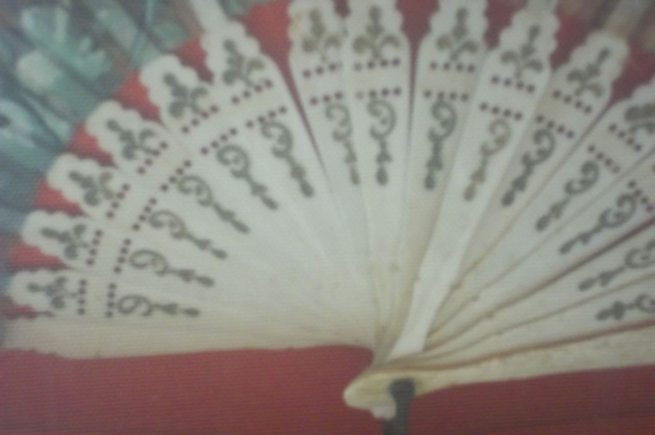 Abanico enmarcado