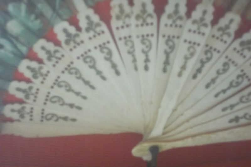 Abanico enmarcado