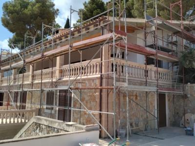 Scaffolding for rent with mounting