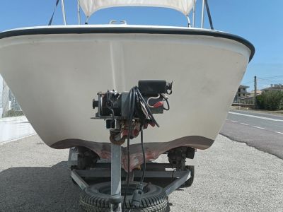 GFK boat 20 HP 4-stroke Suzuki with trailer · Fishing / Angler boat