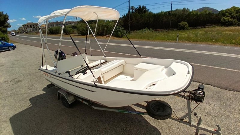 GFK boat 20 HP 4-stroke Suzuki with trailer · Fishing / Angler boat