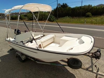 GFK boat 20 HP 4-stroke Suzuki with trailer · Fishing / Angler boat