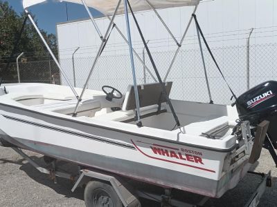 GFK boat 20 HP 4-stroke Suzuki with trailer · Fishing / Angler boat