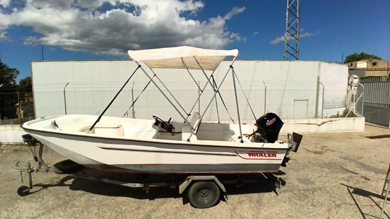 GFK boat 20 HP 4-stroke Suzuki with trailer · Fishing / Angler boat