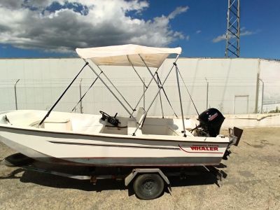 GFK boat 20 HP 4-stroke Suzuki with trailer · Fishing / Angler boat