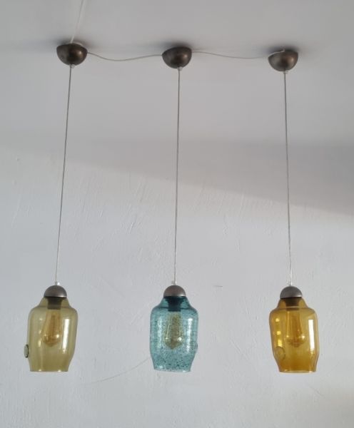Glas Hängelampen 3fach