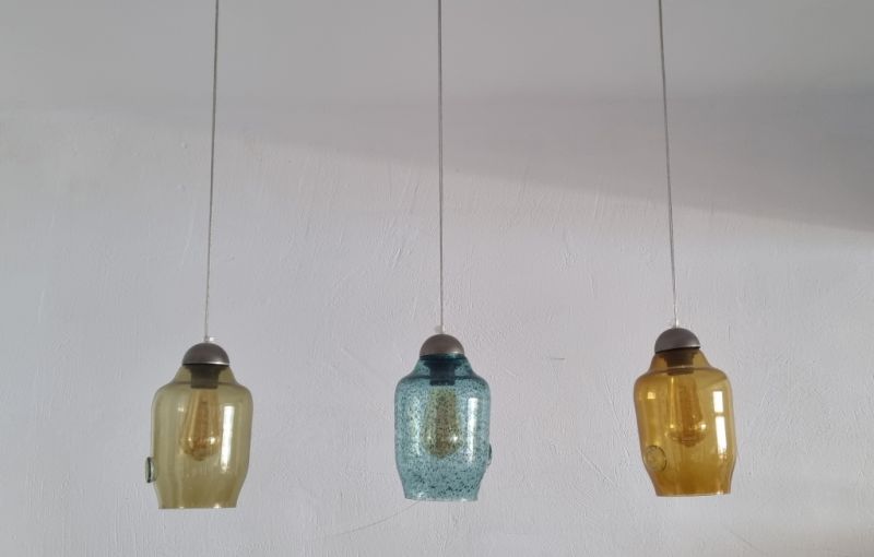 Glas Hängelampen 3fach