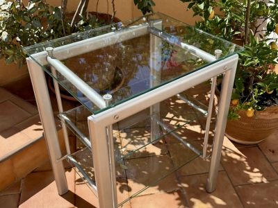 Glass TV Table