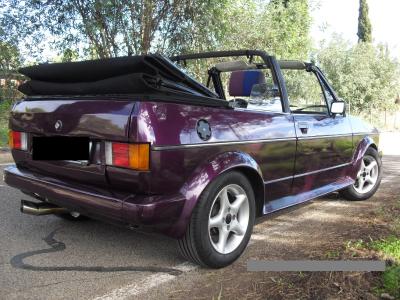 Golf 1 Cabrio pintura especial "Fire & Ice"