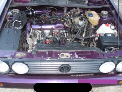 Golf 1 Cabrio pintura especial "Fire & Ice"