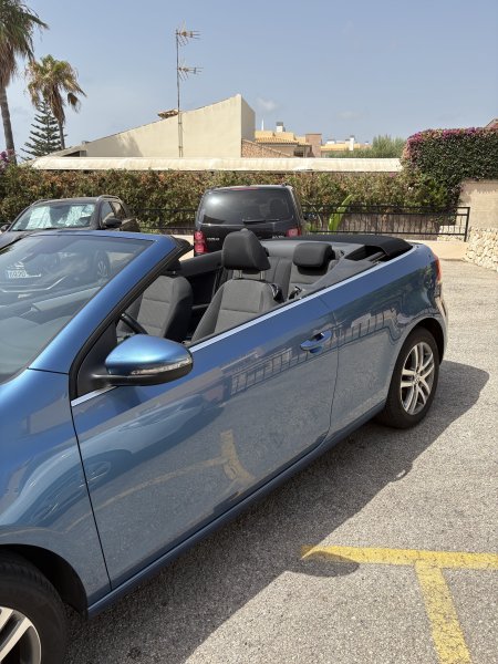 Golf Cabrio mit spanischen Kennzeichen