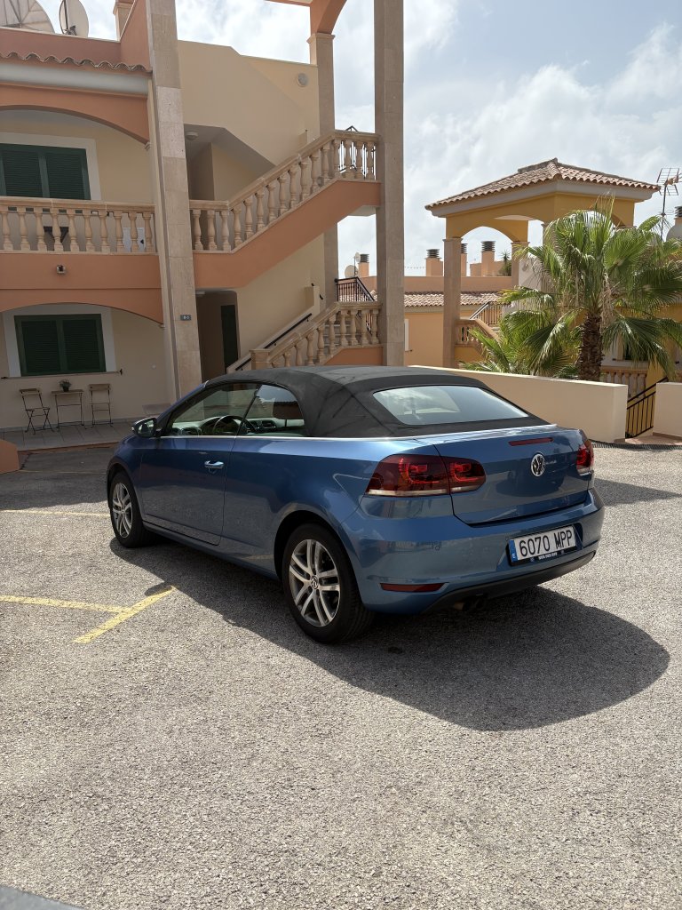 Golf Cabrio mit spanischen Kennzeichen
