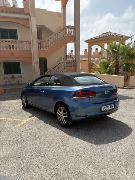 Golf Cabrio mit spanischen Kennzeichen