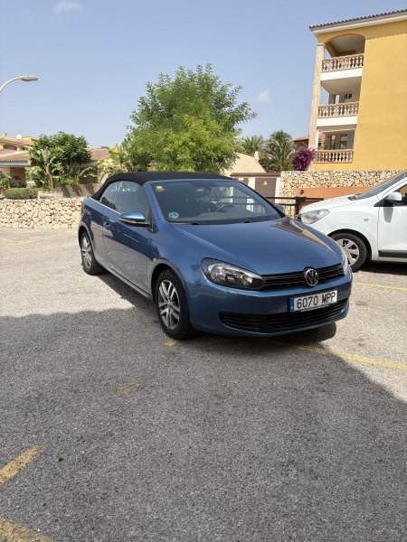 Golf Cabrio mit spanischen Kennzeichen