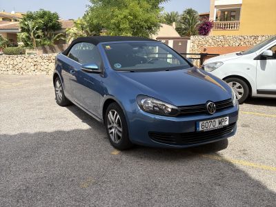 Golf Cabrio mit spanischen Kennzeichen