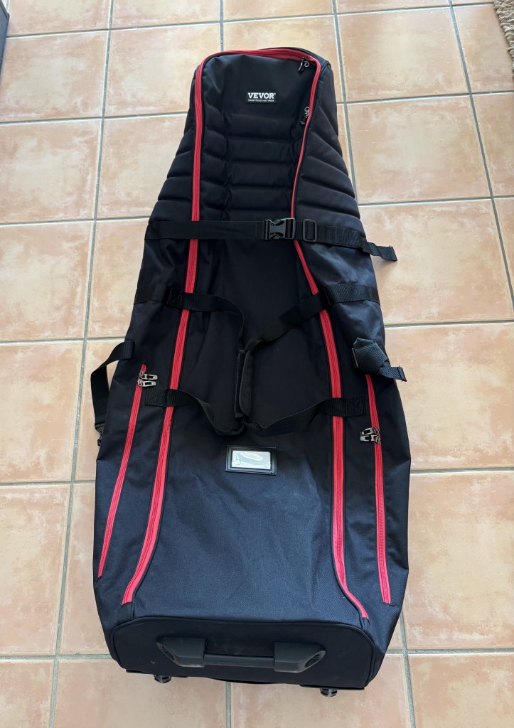 Golfbag Reisetasche Travel Cover 1x benutzt