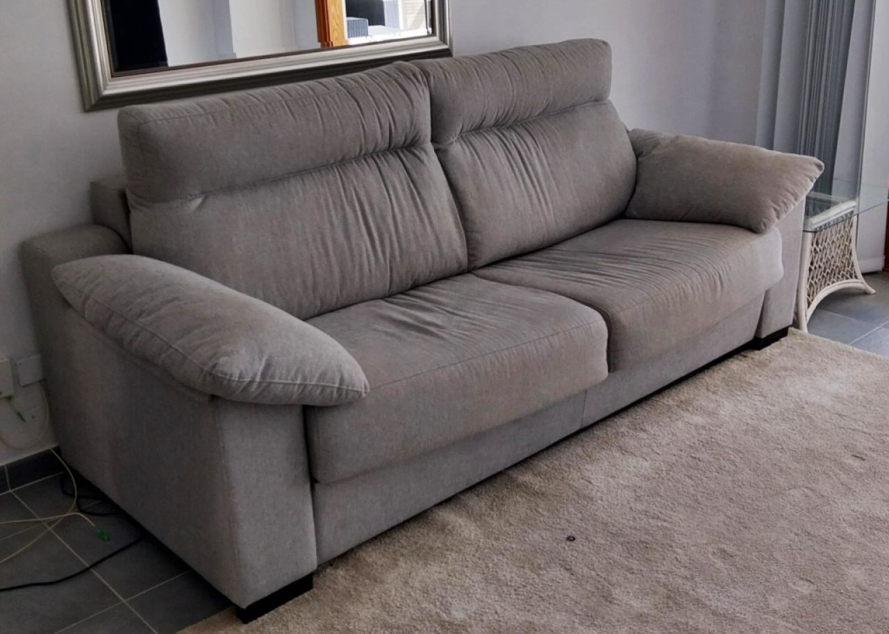 Grey sofa bed
