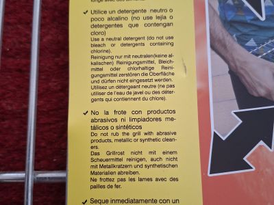 Rejilla para barbacoa