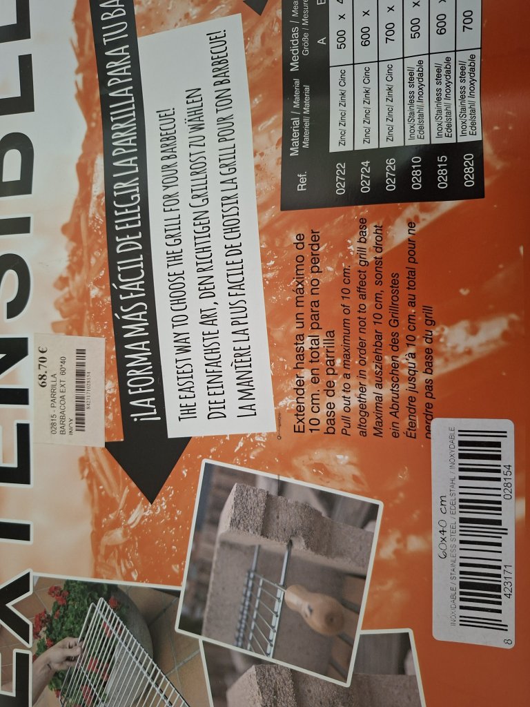 Rejilla para barbacoa