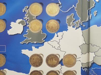 Große Euromünzsammlung in 4 Alben – 228 Münzen – Sammler