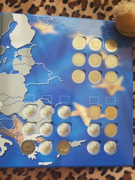 Große Euromünzsammlung in 4 Alben – 228 Münzen – Sammler