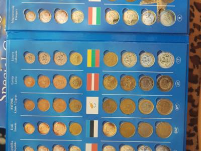 Große Euromünzsammlung in 4 Alben – 228 Münzen – Sammler