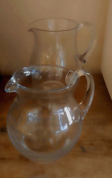 Large glass jugs