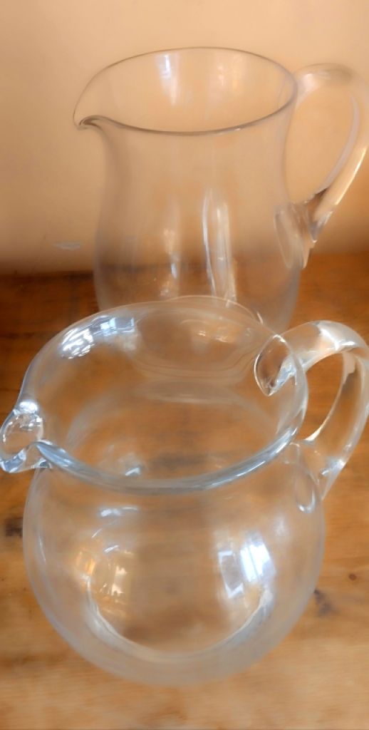 Large glass jugs