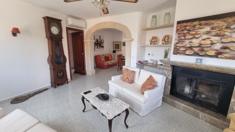 Grosse Wohnung mit Garage, Garten, Terrasse mit Teilmeerblick in Alquieria Blanca -- AP 11