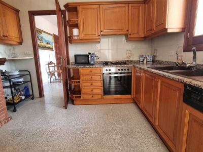 Grosse Wohnung mit Garage, Garten, Terrasse mit Teilmeerblick in Alquieria Blanca -- AP 11