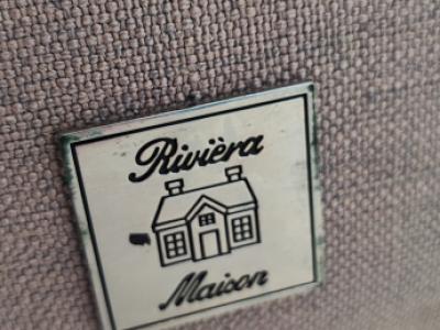 Großer Esstisch in Handarbeit gefertigt/echtes Holz inkl. 6x Riviera Maison Esstühle