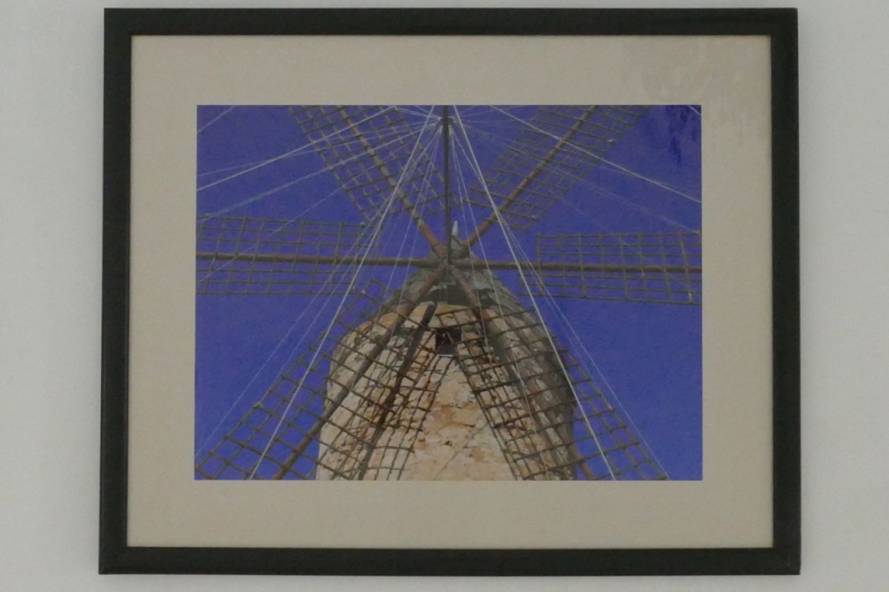 gran molino de carteles de impresión de arte Mallorca 100 x 80cm
