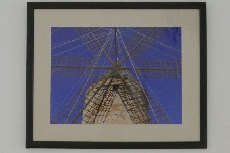 gran molino de carteles de impresión de arte Mallorca 100 x 80cm