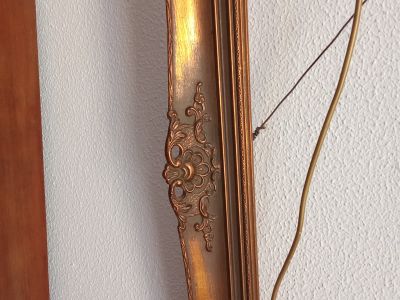 Großer Prunkrahmen Barockstil / Rokoko 130 x 110 cm - Holz mit Stuck-Applikationen